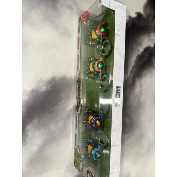Teenage Mutant Ninja Turtles Metalfigs 2.5" Die-Cast Keychain 4-Pack GameStop - Picture 3 of 3